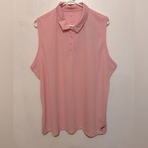 NWT Nike Women's Dri-FIT Victory Solid Sleeveless Golf Shirts Size XXL
